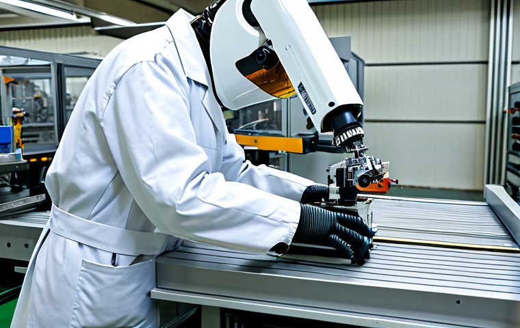 공장자동화 자격증 모의시험 - PLC Programmer at Work**

A focused PLC programmer, fully clothed in appropriate attire (e.g., casua...