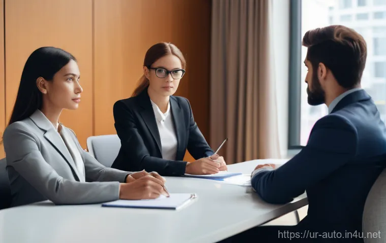 자동화 솔루션 제안서 작성법 - **Prompt:** A diverse male and female professional consultant, both dressed in sharp business attire...