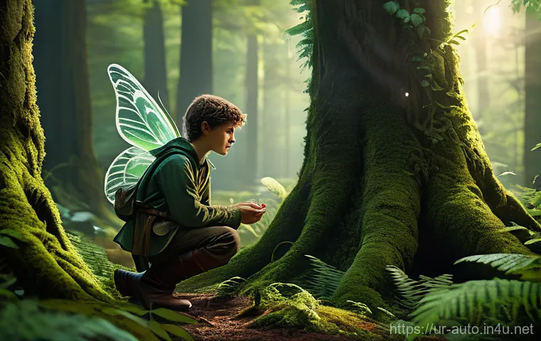 산업용 로봇과 AI의 융합 - Prompt 1: Enchanted Forest Encounter**